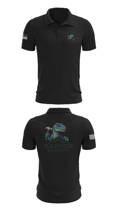 Raptor Roofing 26077645 Short Sleeve Performance Polo - 12