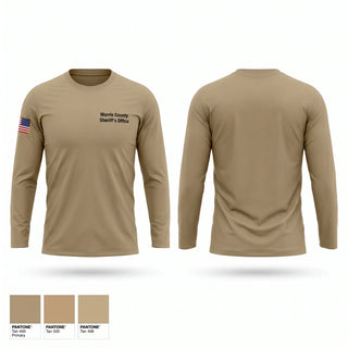 Long Sleeve Performance Shirt, Morris County Sheriffs Office, Police, Teamtime, Team time, sublimation, custom sports apparel, team uniforms, spirit wear, spiritwear, sports uniforms, custom shirts, team store, custom team store, fundraiser sports, apparel fundraiser