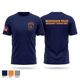 Short Sleeve Performance Shirt, Hackensack Police Emergency Service Unit, Police, Teamtime, Team time, sublimation, custom sports apparel, team uniforms, spirit wear, spiritwear, sports uniforms, custom shirts, team store, custom team store, fundraiser sports, apparel fundraiser