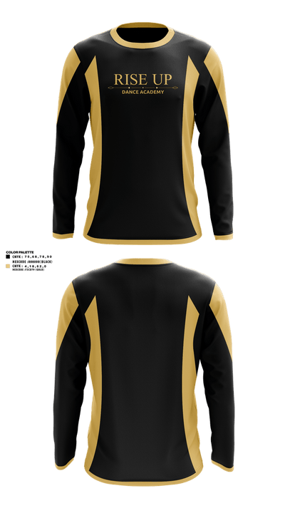 Rise Up Dance Academy 21262167 Long Sleeve Performance Shirt 2