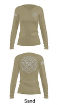 Class #54 78762440 Women's Long Sleeve V-neck Shirt - 97