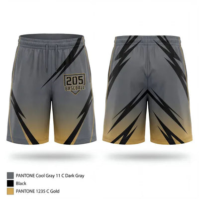 The 205 Baseball 27644217 Athletic Shorts With Pockets - 1