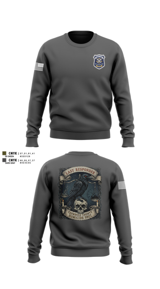 Crew Neck Sweatshirt, Trumbull County Homicide Investigation and Prosecution Unit, , Teamtime, Team time, sublimation, custom sports apparel, team uniforms, spirit wear, spiritwear, sports uniforms, custom shirts, team store, custom team store, fundraiser sports, apparel fundraiser