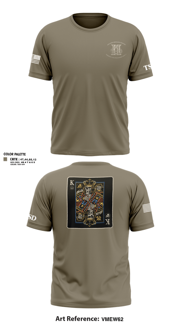 EOD TEU 2 8497237 Old School Cotton Feel Shirt - 1