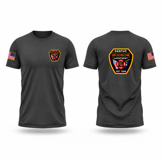 Short Sleeve Performance Shirt, Santuc Fire, Fire Department, Teamtime, Team time, sublimation, custom sports apparel, team uniforms, spirit wear, spiritwear, sports uniforms, custom shirts, team store, custom team store, fundraiser sports, apparel fundraiser