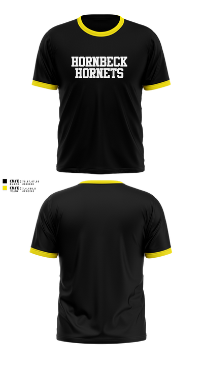 Hornbeck Lady Hornets 8637101 Short Sleeve Performance Shirt - 4
