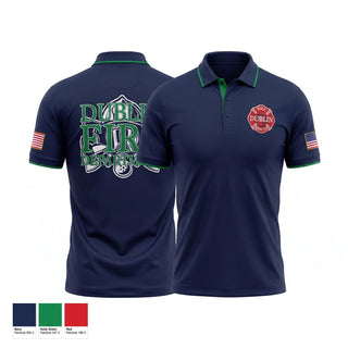 Short Sleeve Performance Polo, Dublin Fire Department, Fire Department, Teamtime, Team time, sublimation, custom sports apparel, team uniforms, spirit wear, spiritwear, sports uniforms, custom shirts, team store, custom team store, fundraiser sports, apparel fundraiser