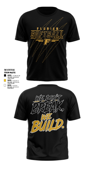Short Sleeve Performance Shirt, Florien Blackcats, Softball, Teamtime, Team time, sublimation, custom sports apparel, team uniforms, spirit wear, spiritwear, sports uniforms, custom shirts, team store, custom team store, fundraiser sports, apparel fundraiser