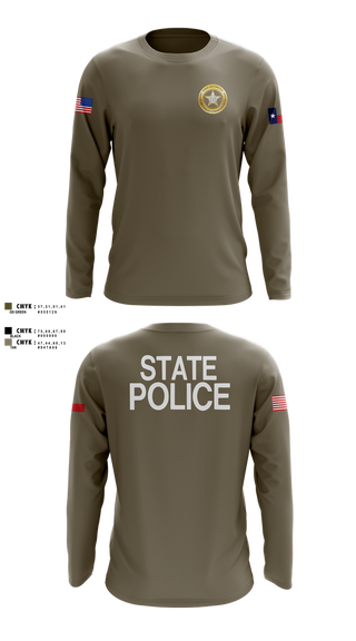 Long Sleeve Performance Shirt, Texas Alcoholic Beverage Commission, Police, Teamtime, Team time, sublimation, custom sports apparel, team uniforms, spirit wear, spiritwear, sports uniforms, custom shirts, team store, custom team store, fundraiser sports, apparel fundraiser