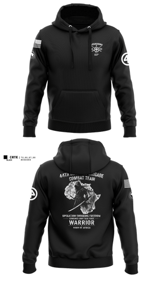 Hoodie, 44th IBCT, Army, Teamtime, Team time, sublimation, custom sports apparel, team uniforms, spirit wear, spiritwear, sports uniforms, custom shirts, team store, custom team store, fundraiser sports, apparel fundraiser