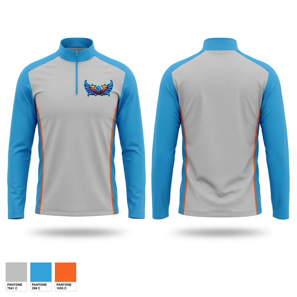 Quarter Zip Jacket, Phoenix, Softball, Teamtime, Team time, sublimation, custom sports apparel, team uniforms, spirit wear, spiritwear, sports uniforms, custom shirts, team store, custom team store, fundraiser sports, apparel fundraiser
