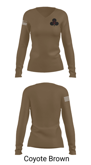 Womens Long Sleeve Vneck Shirt, Red currahee, Army, Teamtime, Team time, sublimation, custom sports apparel, team uniforms, spirit wear, spiritwear, sports uniforms, custom shirts, team store, custom team store, fundraiser sports, apparel fundraiser