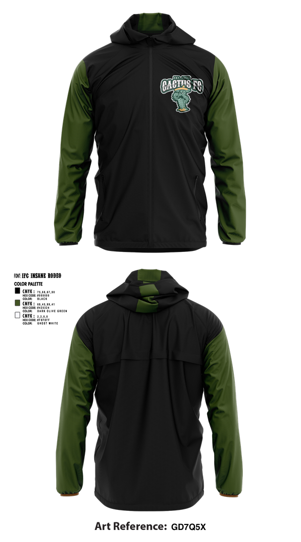 Windbreaker, Cactus Fc, Men's Soccer, Teamtime, Team time, sublimation, custom sports apparel, team uniforms, spirit wear, spiritwear, sports uniforms, custom shirts, team store, custom team store, fundraiser sports, apparel fundraiser
