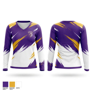 Womens Long Sleeve Vneck Shirt, Waynesboro Little Giants, Men's Soccer, Teamtime, Team time, sublimation, custom sports apparel, team uniforms, spirit wear, spiritwear, sports uniforms, custom shirts, team store, custom team store, fundraiser sports, apparel fundraiser