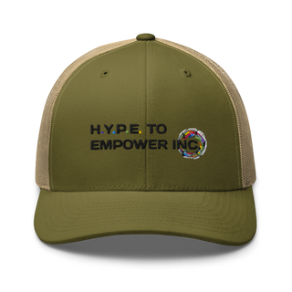 H.Y.P.E. to Empower, Inc. Retro Trucker Hat | Yupoong 6606