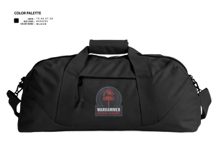 Duffle Bag, Warhammer Fitness, , Teamtime, Team time, sublimation, custom sports apparel, team uniforms, spirit wear, spiritwear, sports uniforms, custom shirts, team store, custom team store, fundraiser sports, apparel fundraiser