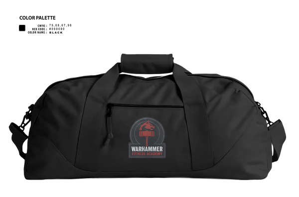 Duffle Bag, Warhammer Fitness, , Teamtime, Team time, sublimation, custom sports apparel, team uniforms, spirit wear, spiritwear, sports uniforms, custom shirts, team store, custom team store, fundraiser sports, apparel fundraiser