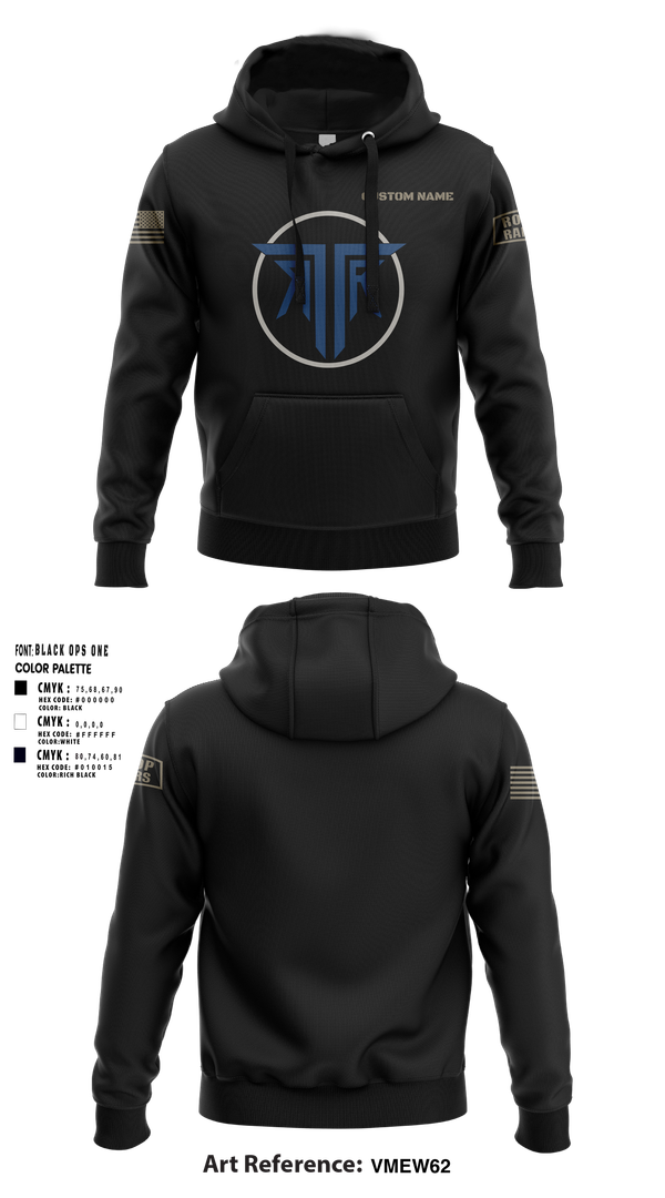 Hoodie, Rooftop Rangers, Army, Teamtime, Team time, sublimation, custom sports apparel, team uniforms, spirit wear, spiritwear, sports uniforms, custom shirts, team store, custom team store, fundraiser sports, apparel fundraiser