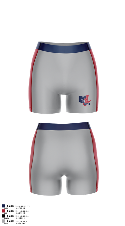Ohio Valley Region Volleyball 78504074 Women's Compression Shorts - 1