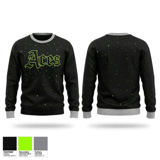 Crew Neck Sweatshirt, Cosmo Aces, Baseball, Teamtime, Team time, sublimation, custom sports apparel, team uniforms, spirit wear, spiritwear, sports uniforms, custom shirts, team store, custom team store, fundraiser sports, apparel fundraiser