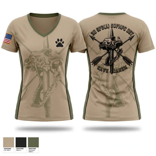 Womens Short Sleeve Vneck Shirt, 3rd SFG(A) MPC, Army, Teamtime, Team time, sublimation, custom sports apparel, team uniforms, spirit wear, spiritwear, sports uniforms, custom shirts, team store, custom team store, fundraiser sports, apparel fundraiser