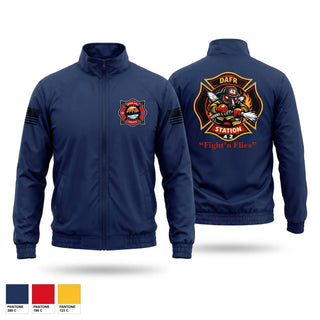 Windbreaker, Dona Ana fire Rescue Station 42, Fire Department, Teamtime, Team time, sublimation, custom sports apparel, team uniforms, spirit wear, spiritwear, sports uniforms, custom shirts, team store, custom team store, fundraiser sports, apparel fundraiser