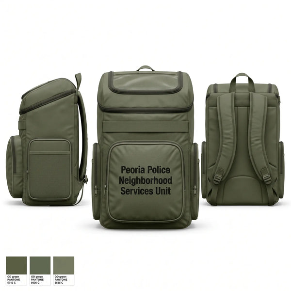 Gear Bag, Peoria Police Neighborhood Services Unit, Police, Teamtime, Team time, sublimation, custom sports apparel, team uniforms, spirit wear, spiritwear, sports uniforms, custom shirts, team store, custom team store, fundraiser sports, apparel fundraiser