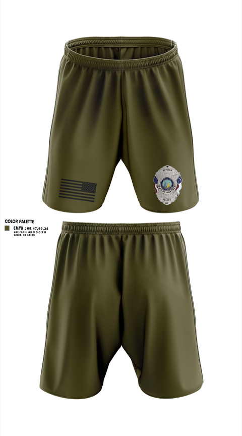 Athletic Shorts With Pockets, Montreat Police Department, Police, Teamtime, Team time, sublimation, custom sports apparel, team uniforms, spirit wear, spiritwear, sports uniforms, custom shirts, team store, custom team store, fundraiser sports, apparel fundraiser