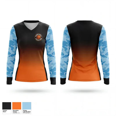 Basketball education 71962031 Women's Long Sleeve V-neck Shirt - 1