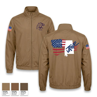 Windbreaker, Leopard Battalion, Army, Teamtime, Team time, sublimation, custom sports apparel, team uniforms, spirit wear, spiritwear, sports uniforms, custom shirts, team store, custom team store, fundraiser sports, apparel fundraiser
