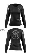 Silent Battles 26852061 Women's Long Sleeve V-neck Shirt - 11
