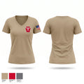 Snake creek medic corp Women's Short Sleeve V-neck Shirt - 1