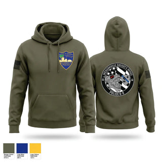 Hoodie, JSO K9, Police, Teamtime, Team time, sublimation, custom sports apparel, team uniforms, spirit wear, spiritwear, sports uniforms, custom shirts, team store, custom team store, fundraiser sports, apparel fundraiser
