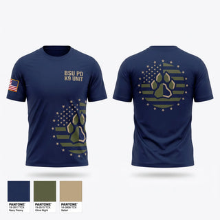 Short Sleeve Performance Shirt, BSUPD K9 Unit, Police, Teamtime, Team time, sublimation, custom sports apparel, team uniforms, spirit wear, spiritwear, sports uniforms, custom shirts, team store, custom team store, fundraiser sports, apparel fundraiser