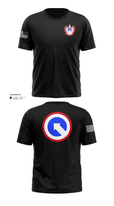 1st Theater Sustainment Command 40701813 Old School Cotton Feel Shirt - 201