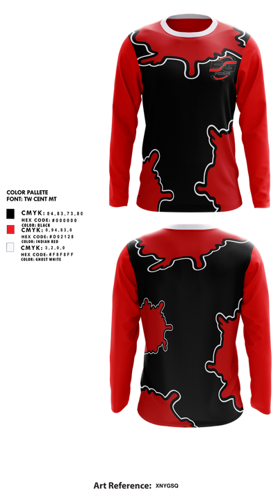 5G PRIME 15136283 Long Sleeve Performance Shirt 1