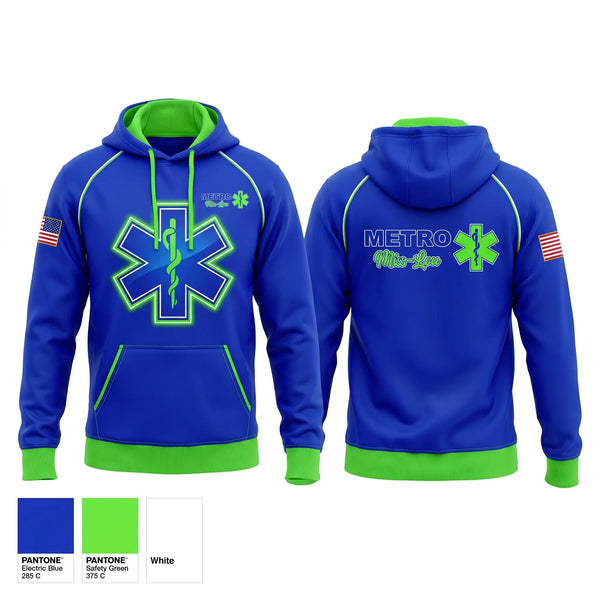 Hoodie, Metro miss lou, EMS/EMT, Teamtime, Team time, sublimation, custom sports apparel, team uniforms, spirit wear, spiritwear, sports uniforms, custom shirts, team store, custom team store, fundraiser sports, apparel fundraiser