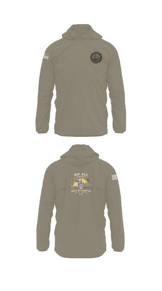 Windbreaker, 92F ALC, National Guard, Teamtime, Team time, sublimation, custom sports apparel, team uniforms, spirit wear, spiritwear, sports uniforms, custom shirts, team store, custom team store, fundraiser sports, apparel fundraiser