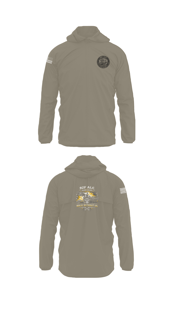 Windbreaker, 92F ALC, National Guard, Teamtime, Team time, sublimation, custom sports apparel, team uniforms, spirit wear, spiritwear, sports uniforms, custom shirts, team store, custom team store, fundraiser sports, apparel fundraiser