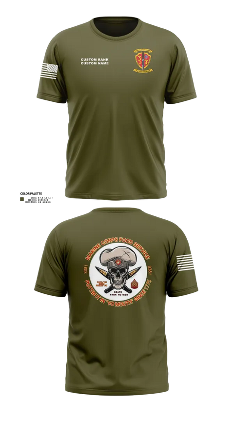 Old School Cotton Feel Shirt, 3/7, Marines, Teamtime, Team time, sublimation, custom sports apparel, team uniforms, spirit wear, spiritwear, sports uniforms, custom shirts, team store, custom team store, fundraiser sports, apparel fundraiser