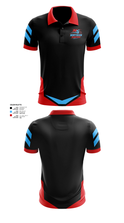 NORTHERN SWISH Short Sleeve Performance Polo - 21