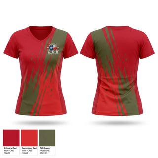Womens Short Sleeve Vneck Shirt, CKB Consulting, , Teamtime, Team time, sublimation, custom sports apparel, team uniforms, spirit wear, spiritwear, sports uniforms, custom shirts, team store, custom team store, fundraiser sports, apparel fundraiser