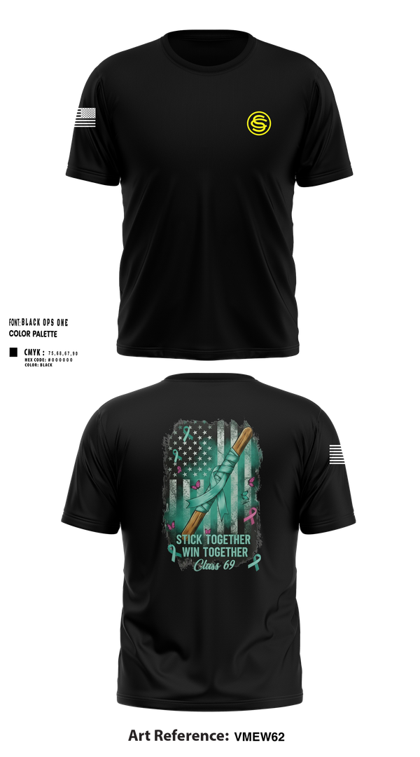 Short Sleeve Performance Shirt, Texas Officer Candidate Class 69, , Teamtime, Team time, sublimation, custom sports apparel, team uniforms, spirit wear, spiritwear, sports uniforms, custom shirts, team store, custom team store, fundraiser sports, apparel fundraiser