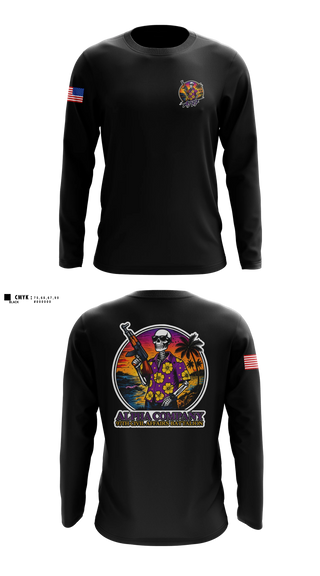 Long Sleeve Performance Shirt, Aloha 97th CA, Army, Teamtime, Team time, sublimation, custom sports apparel, team uniforms, spirit wear, spiritwear, sports uniforms, custom shirts, team store, custom team store, fundraiser sports, apparel fundraiser