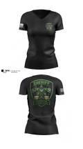 CRIMINAL PATROL 68713172 Women's Short Sleeve V-neck Shirt - 3