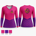 Lady Rockets 22876250 Women's Long Sleeve V-neck Shirt - 1