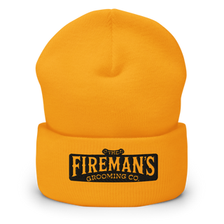 The Fireman,s Grooming Co. 4698736 Cuffed Beanie | Yupoong 1501KC