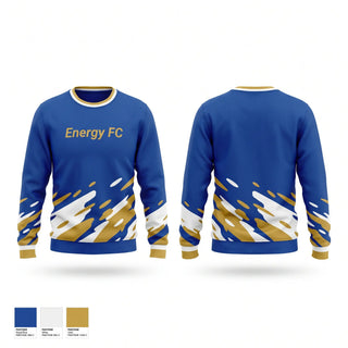 Crew Neck Sweatshirt, Energy FC, Men's Soccer, Teamtime, Team time, sublimation, custom sports apparel, team uniforms, spirit wear, spiritwear, sports uniforms, custom shirts, team store, custom team store, fundraiser sports, apparel fundraiser