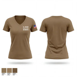 Womens Short Sleeve Vneck Shirt, Tx-20102 Cypress Creek AFJROTC, Air Force, Teamtime, Team time, sublimation, custom sports apparel, team uniforms, spirit wear, spiritwear, sports uniforms, custom shirts, team store, custom team store, fundraiser sports, apparel fundraiser