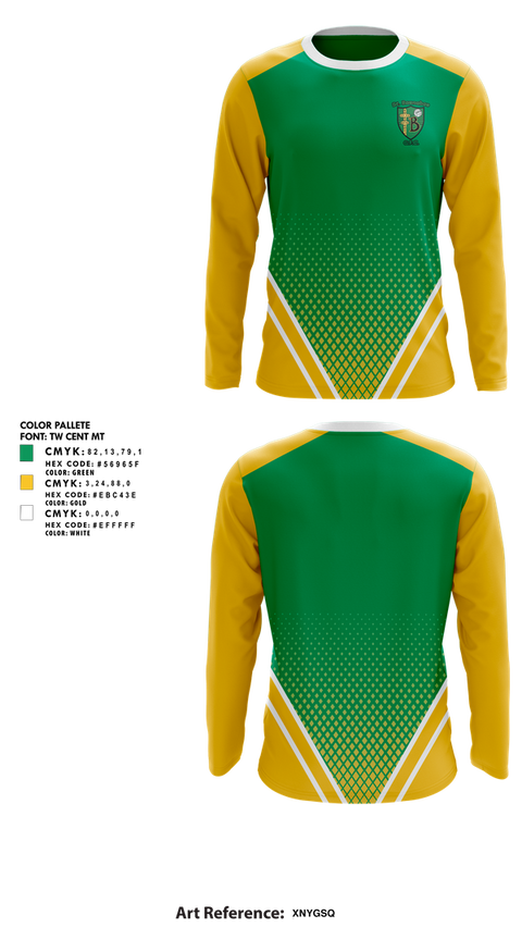 Long Sleeve Performance Shirt, St. Barnabas GFC Football, , Teamtime, Team time, sublimation, custom sports apparel, team uniforms, spirit wear, spiritwear, sports uniforms, custom shirts, team store, custom team store, fundraiser sports, apparel fundraiser